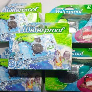 Fujifilm QuickSnap Waterproof Camera Lot of 5 NIB 27 Exposures Expired 2007/2014